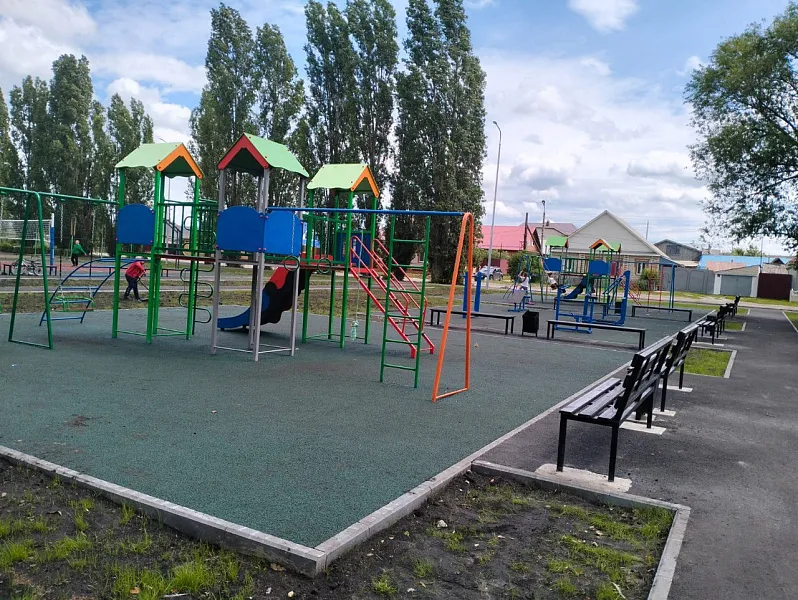 В&nbsp;Кузнецке Пензенской области благоустроили детскую спортплощадку