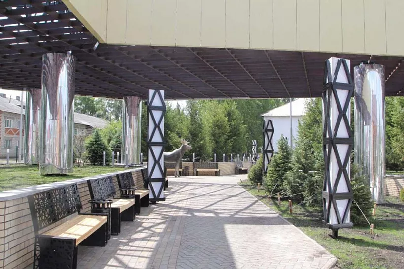 В&nbsp;уральском поселке благоустроили сквер