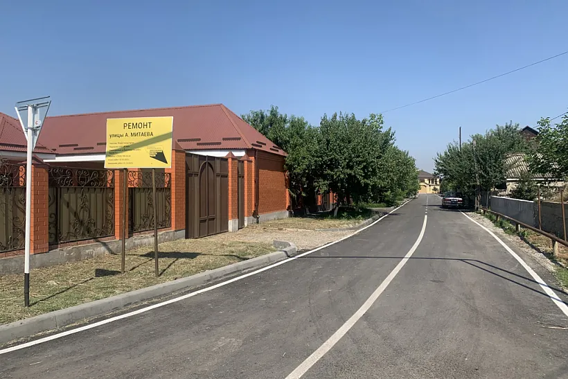 Девять участков дорог отремонтировали в&nbsp;Аргуне по&nbsp;нацпроекту