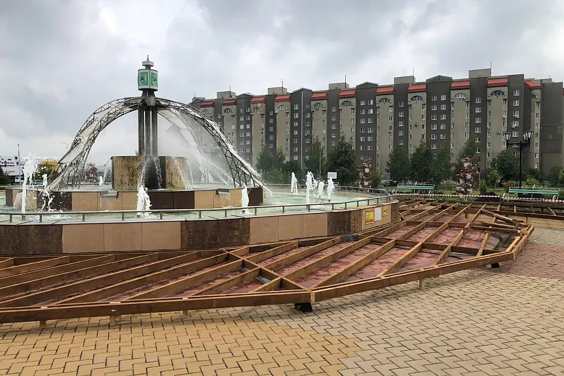 В&nbsp;Губкине Белгородской области реконструируют сквер имени Пушкина