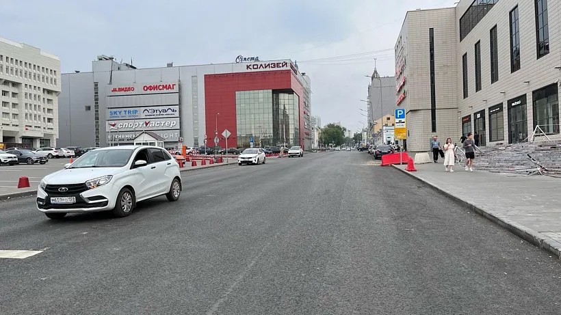 В&nbsp;Перми завершают ремонт двух участков улицы Куйбышева