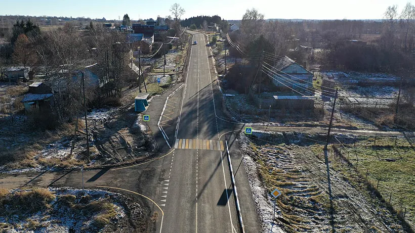 В&nbsp;Ярославской области отремонтировали дорогу до&nbsp;села Берендеево