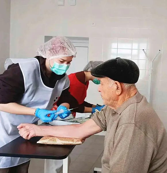 В&nbsp;ауле Блечепсин в&nbsp;Адыгее провели выездное медицинское обследование