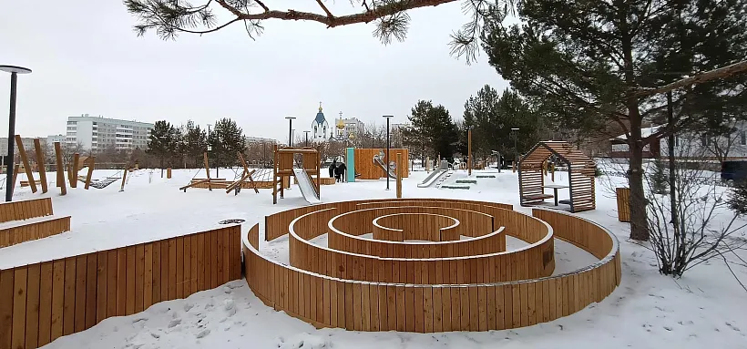 В&nbsp;Сосновоборске в&nbsp;Красноярском крае обустроили площадь Юбилейную