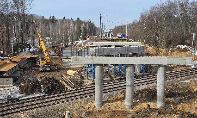 Ремонт путепровода возле деревни Лукино в&nbsp;Подмосковье завершат в&nbsp;2026&nbsp;году