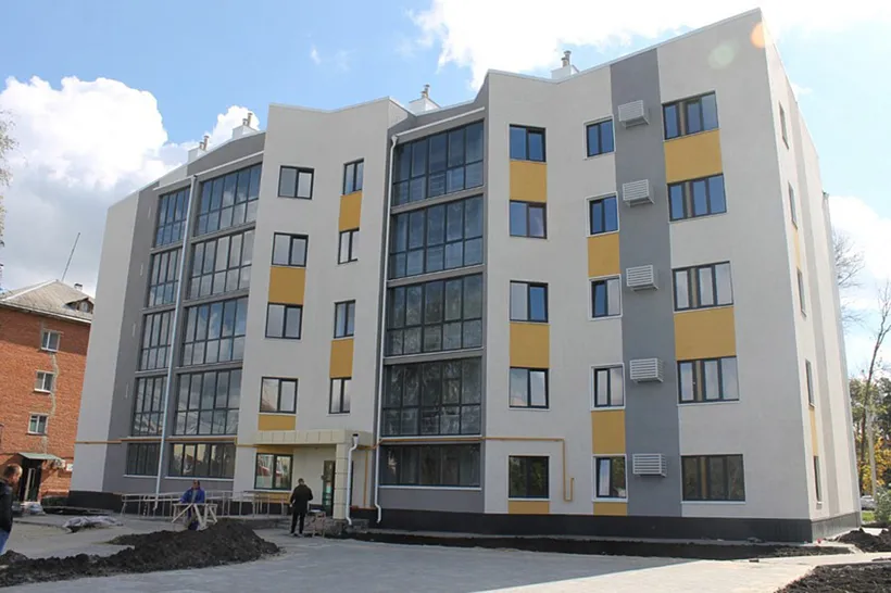 На&nbsp;улице Крупской в&nbsp;белгородском Шебекино достроили многоквартирный дом