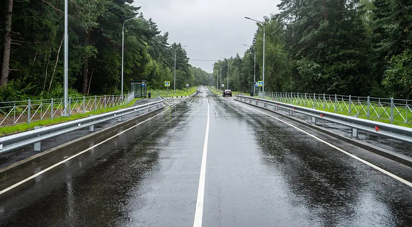 В&nbsp;Подольске капитально отремонтировали дорогу от&nbsp;Дубровиц до&nbsp;базы отдыха