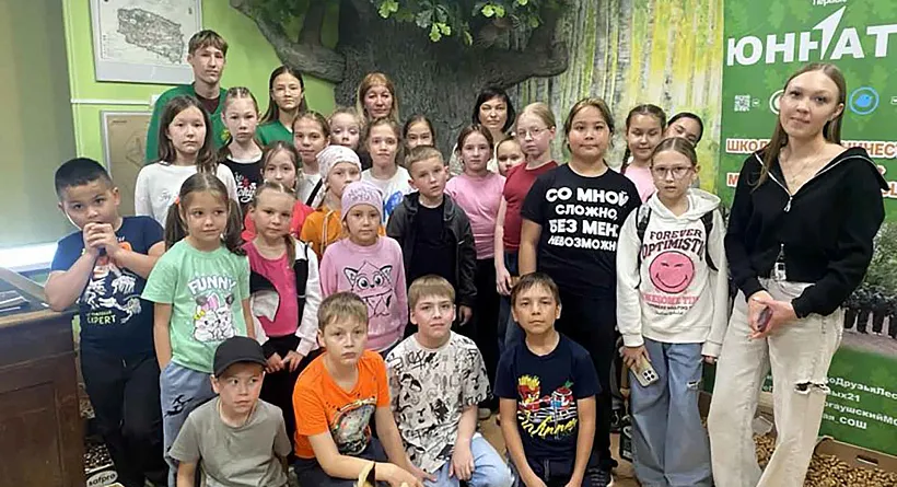 Чебоксарские ученики младших классов посетили музей леса в&nbsp;Ильинской школе