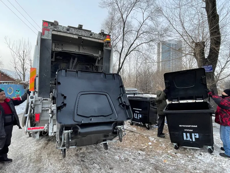 В&nbsp;Хабаровске установят 1,8&nbsp;тыс. контейнеров для&nbsp;сбора твердых отходов
