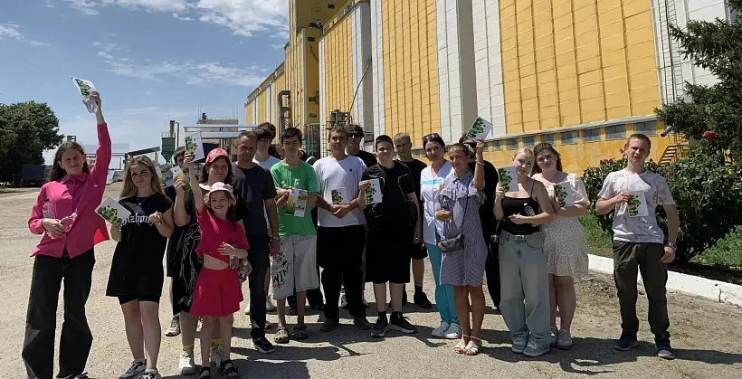 В&nbsp;Кореновске Краснодарского края более 30&nbsp;ребят увидели работу элеватора