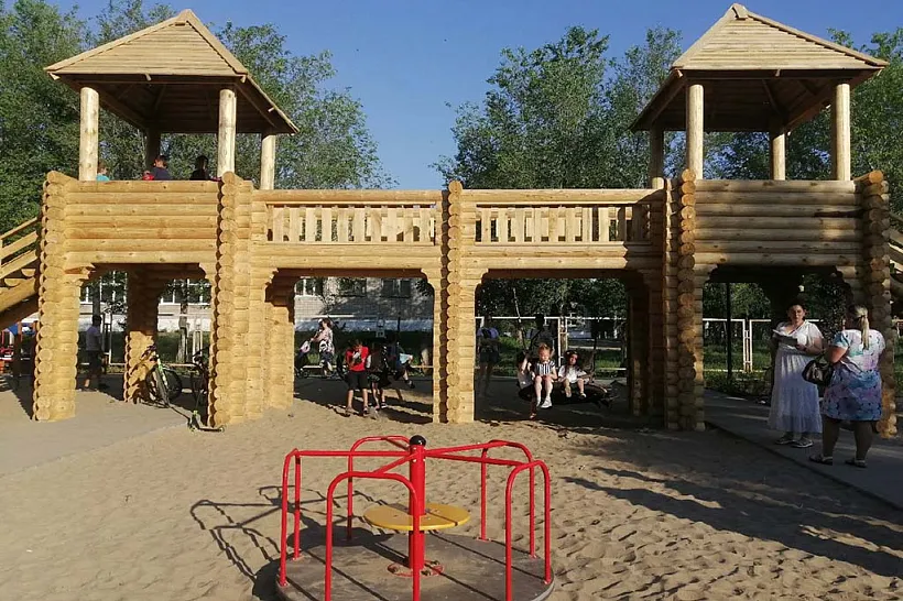 В&nbsp;поселке Алексеевка под&nbsp;Самарой открыли новую детскую площадку