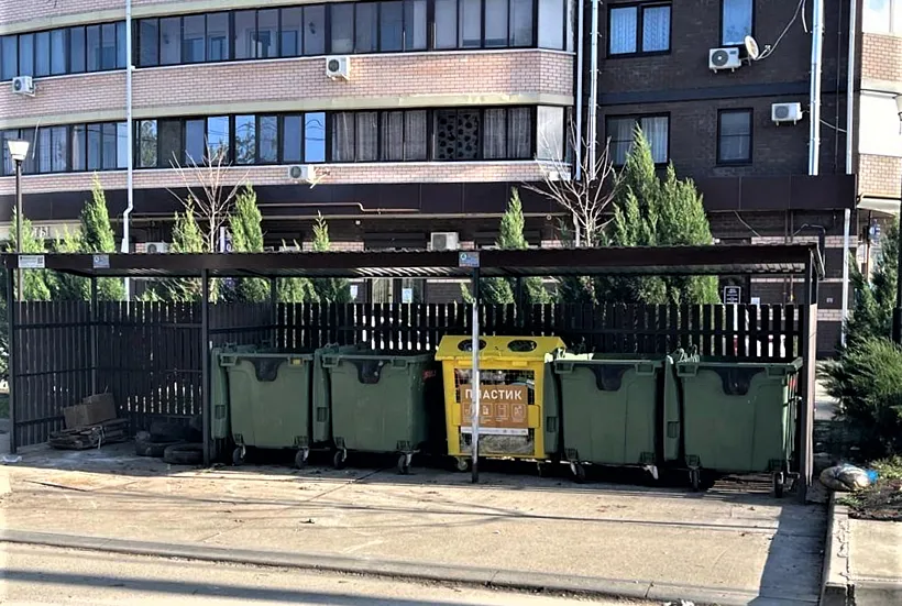 В&nbsp;Горячем Ключе установили контейнеры для&nbsp;раздельного сбора мусора