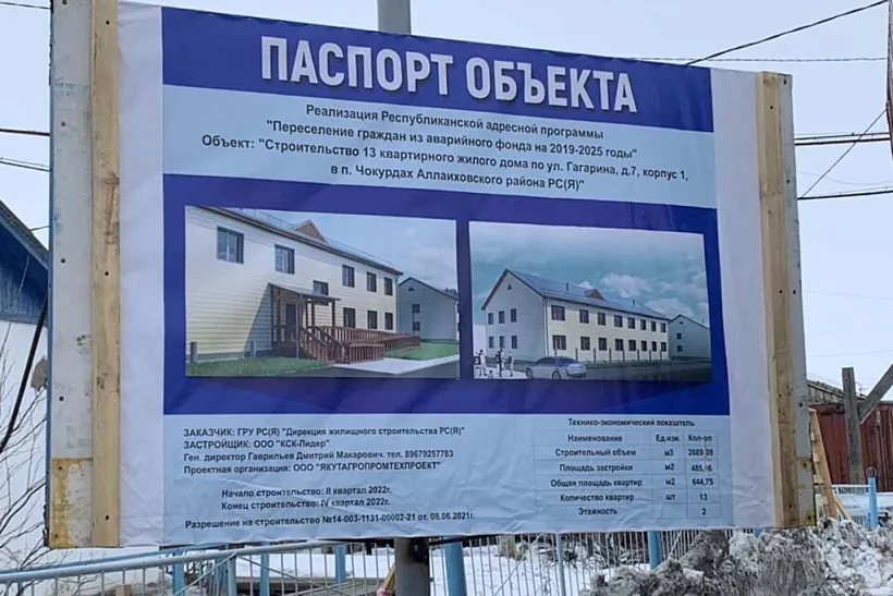 Новый жилой дом возведут до&nbsp;конца года в&nbsp;арктическом поселке Чокурдах