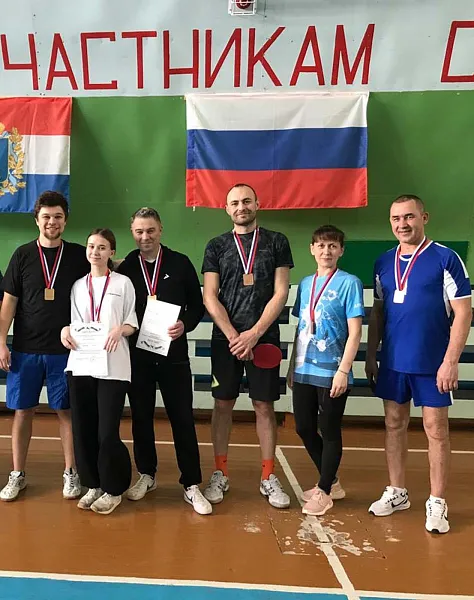 В&nbsp;селе Камышла Самарской области прошла спартакиада по&nbsp;настольному теннису