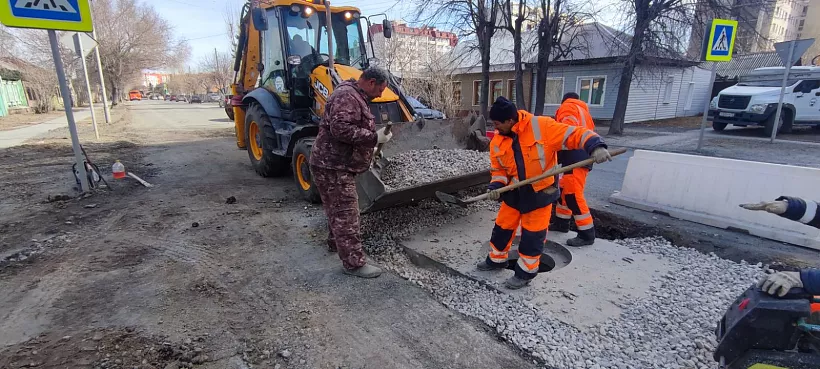 В&nbsp;Тюмени ремонтируют участок улицы Пролетарской