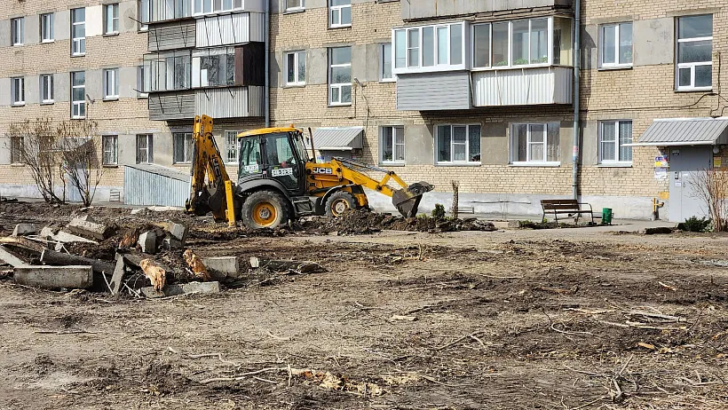 В&nbsp;Копейске Челябинской области приступили к&nbsp;благоустройству дворов