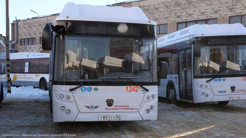 В&nbsp;Рязани появились 25&nbsp;новых автобусов