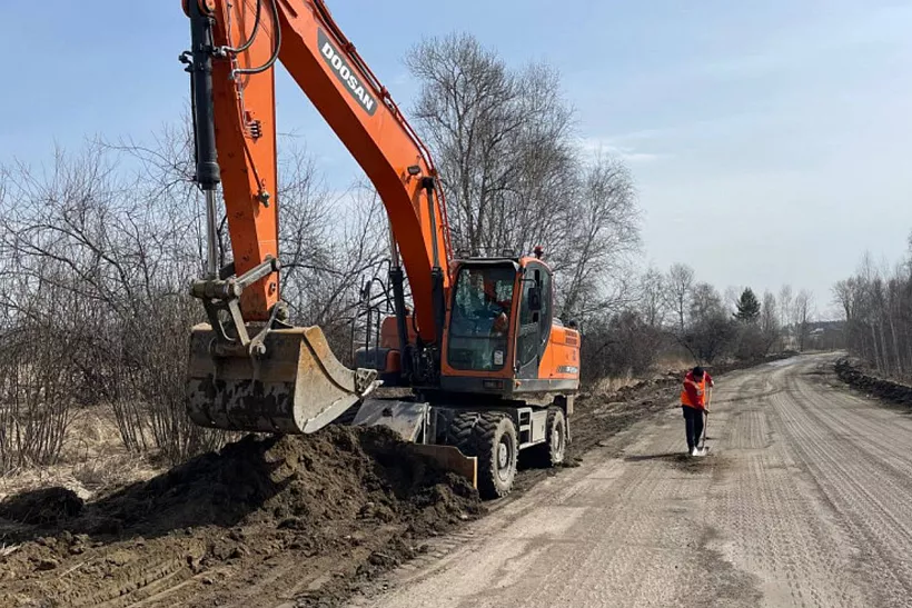 В&nbsp;Ангарске Иркутской области начался ремонт Старого московского тракта