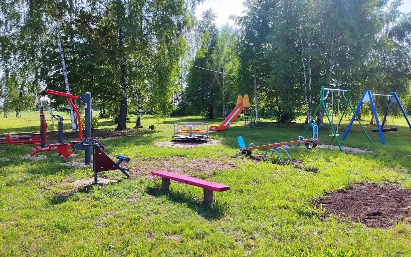 В&nbsp;деревне Лужки Ивановской области открыли игровую площадку