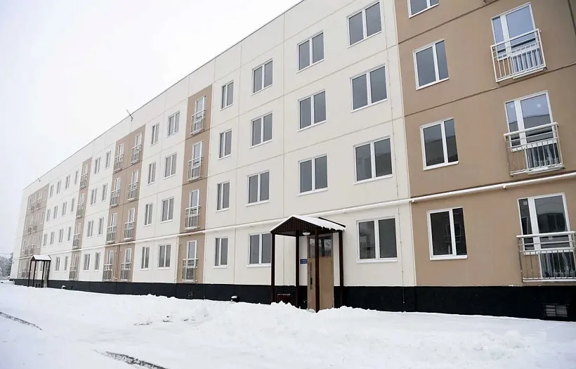 В&nbsp;поселке Селище Тверской области возвели дом для&nbsp;расселения ветхого жилья