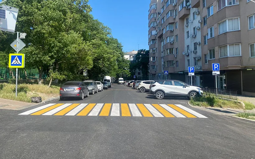 В&nbsp;Новороссийске на&nbsp;Кубани ремонтируют улицу Козлова