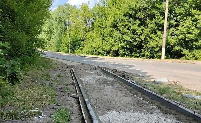 В&nbsp;городе Венёве Тульской области ремонтируют улицу Бундурина