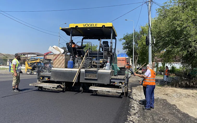 В&nbsp;Грозном ремонтируют улицу Авторханова