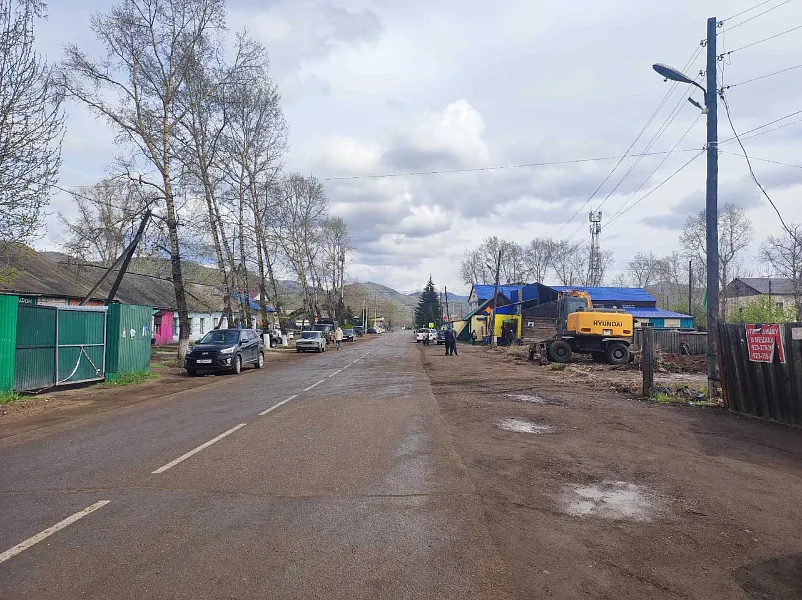 В&nbsp;городе Туране Республики Тыва начали благоустройство центральной улицы
