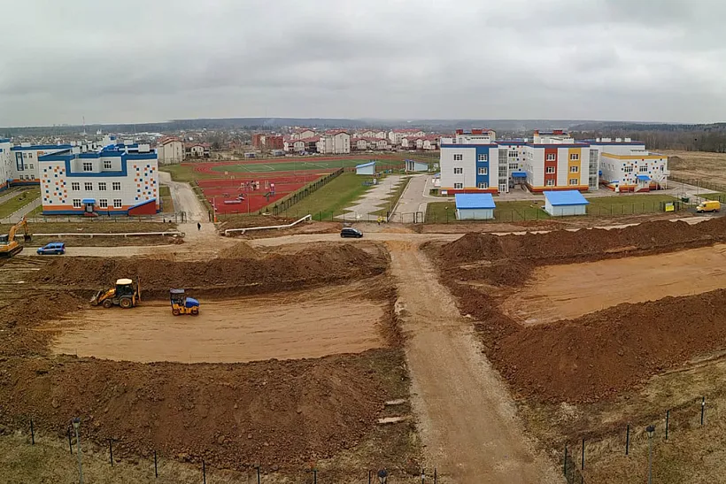В&nbsp;Балабанове ведется строительство автодороги