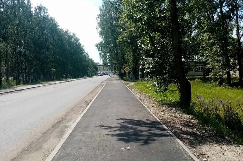 В&nbsp;Нижнем Ломове Пензенской области благоустроили участок улицы Сергеева