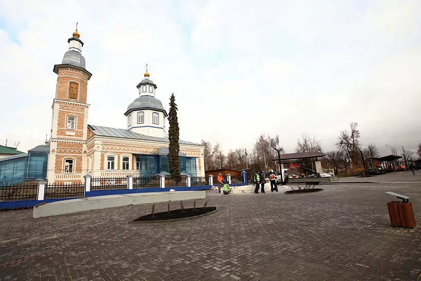 В&nbsp;Ульяновской области завершается реконструкция центра поселка Сурское