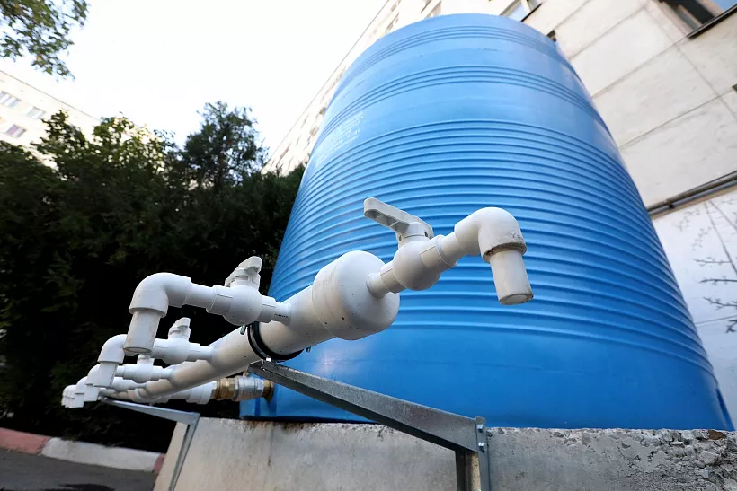 В&nbsp;Южно-Сухокумске построили резервуар для&nbsp;воды