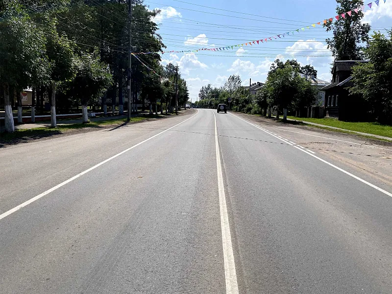 В&nbsp;поселке Пено Тверской области отремонтировали участок дороги