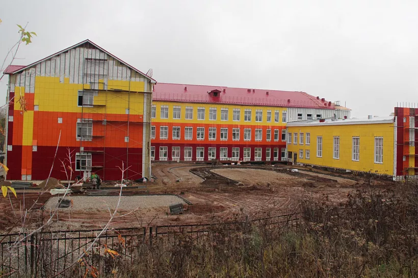 В&nbsp;пермском городе Верещагино строят новый корпус школы