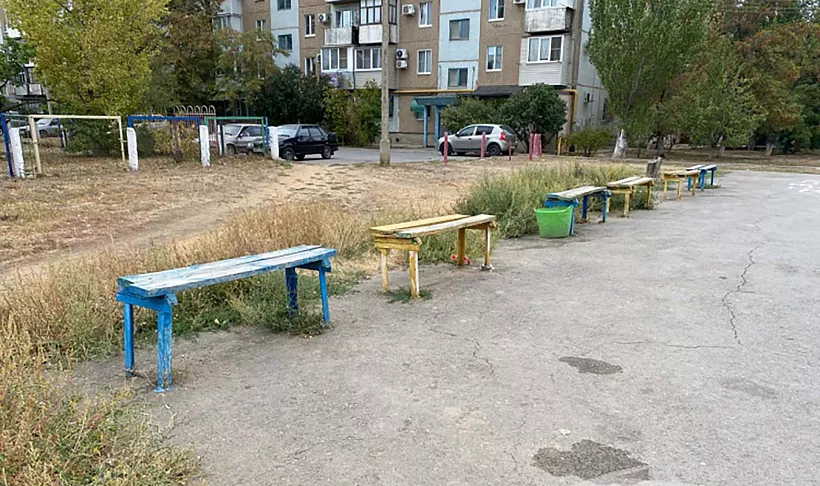 В&nbsp;Волжском благоустраивают 23-й микрорайон