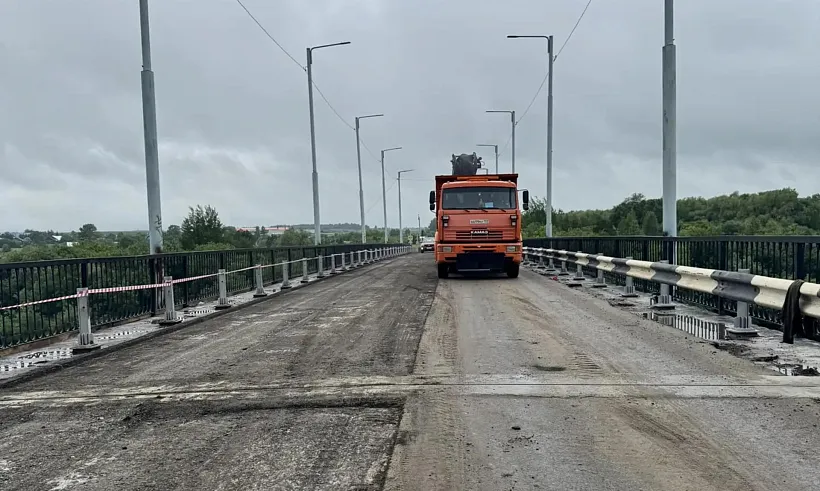 В&nbsp;Кишертском округе Прикамья ремонт моста через реку Сылву завершен на&nbsp;65%