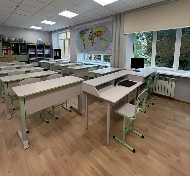 В&nbsp;школе села Детчино в&nbsp;Калужской области завершается капитальный ремонт