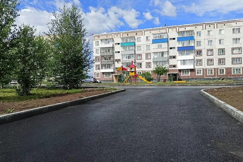 В&nbsp;городе Тайга Кузбасса благоустроили три дворовые территории