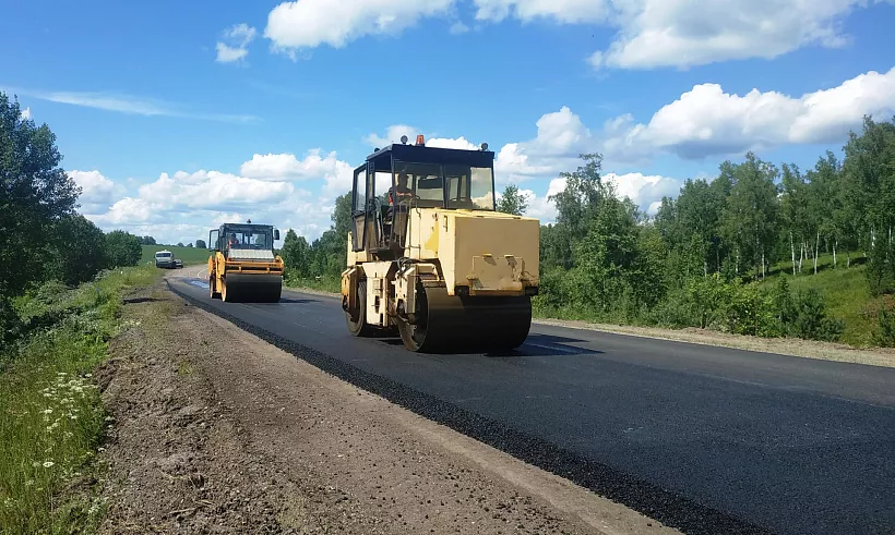 В&nbsp;Большемуртинском районе Красноярского края начали ремонт дороги