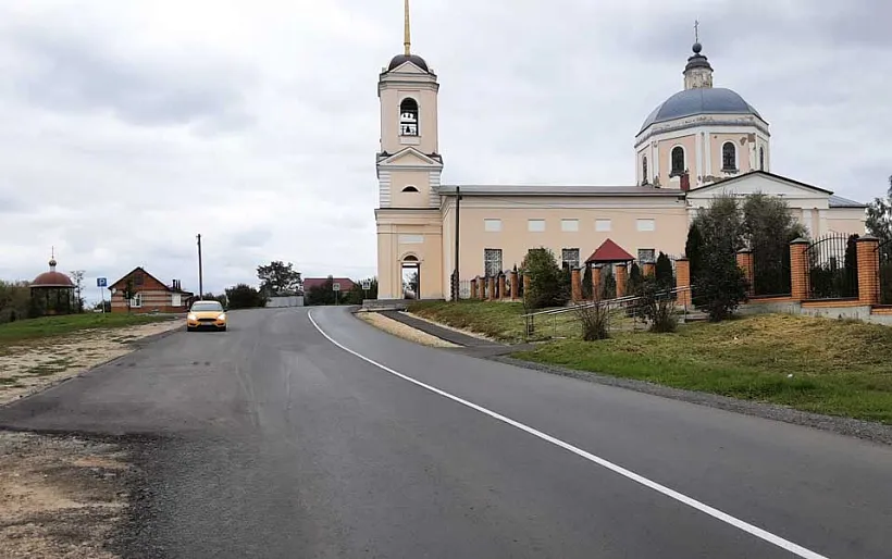 В&nbsp;Липецкой области модернизировали участок трассы Казаки&nbsp;&mdash; Барановка