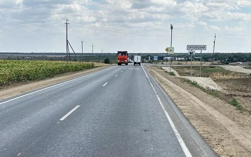 В&nbsp;Орловском районе Дона отремонтировали часть трассы регионального значения