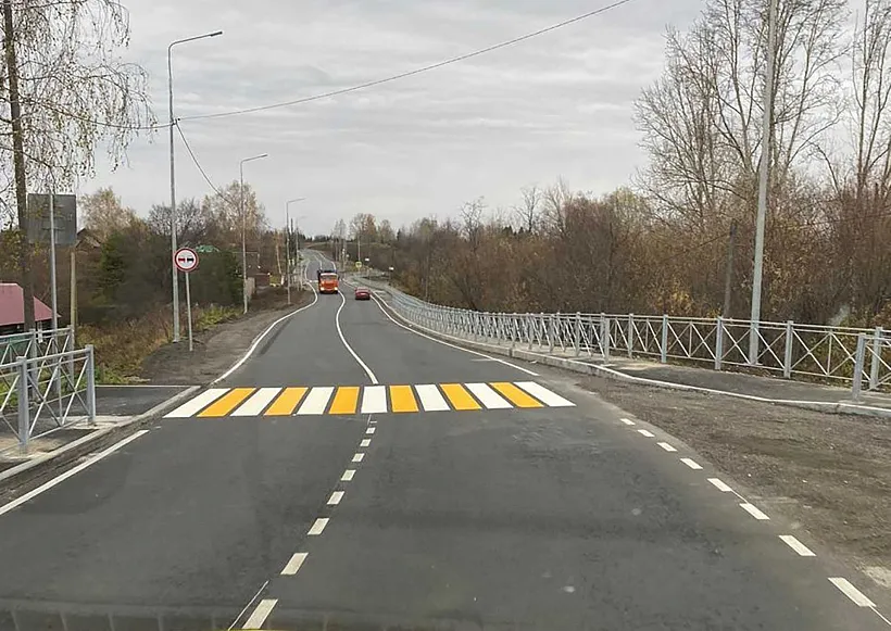 В&nbsp;Пермском крае отремонтировали участок дороги к&nbsp;городу Лысьва