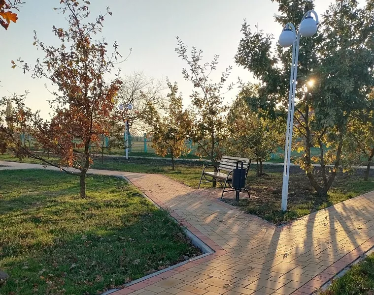 В&nbsp;хуторе Беликове Краснодарского края благоустроили парковую зону