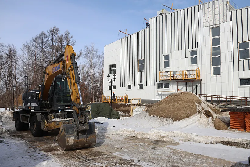 В&nbsp;Хабаровске к&nbsp;концу мая достроят спортивно-досуговый центр