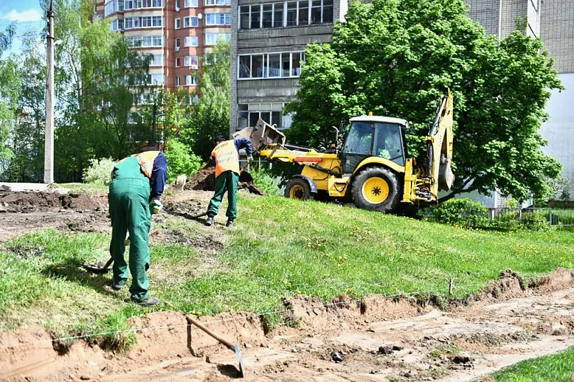 В&nbsp;Ярославле благоустраивают двор на&nbsp;Московском проспекте
