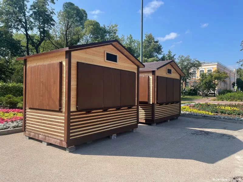 В&nbsp;Перми появились ярмарочные домики