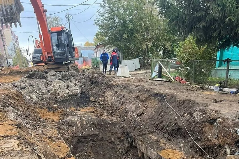 В&nbsp;жилом районе Саранска обновляют канализацию