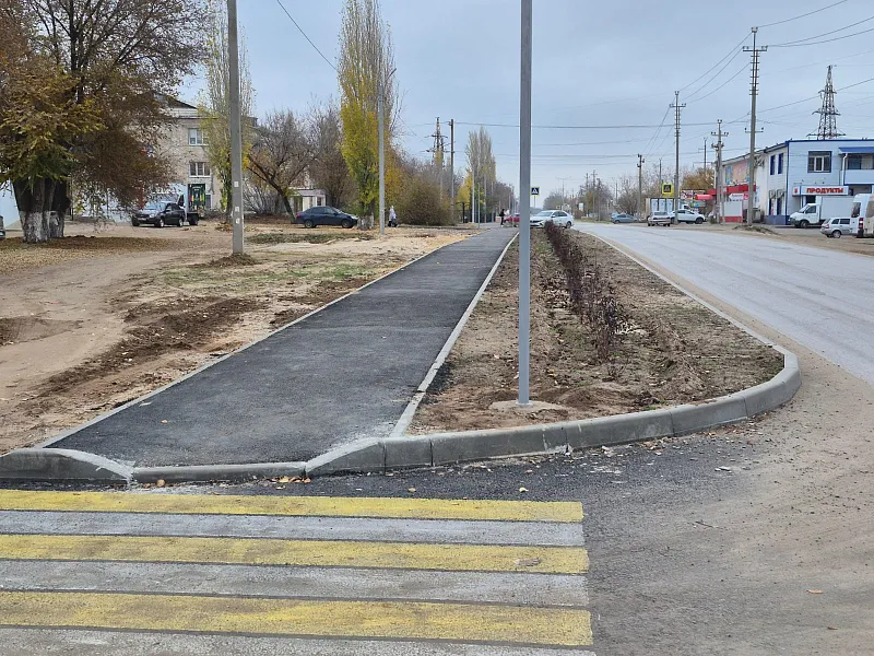 В&nbsp;городе Суровикино Волгоградской области благоустроили пешеходную зону