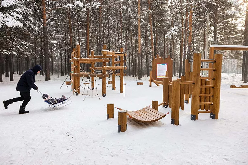 Экопарк благоустроили в&nbsp;городе Канске в&nbsp;Красноярском крае