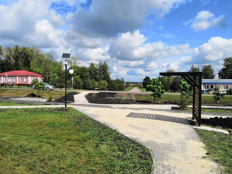 В&nbsp;селе Белгородской области завершают благоустройство &laquo;Территории детства&raquo;